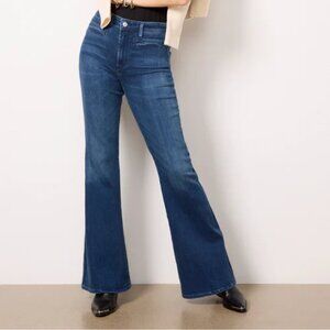 VINTAGE Y2K IMITATION OF CHRIST MID-RISE FLARE JEANS LOW-STRETCH DENIM sz 26